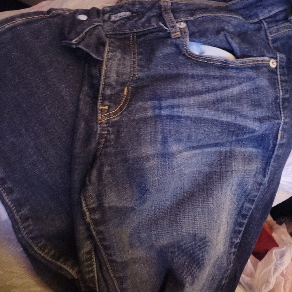 American Eagle Outfitters Dark Blue Skinny Jeans